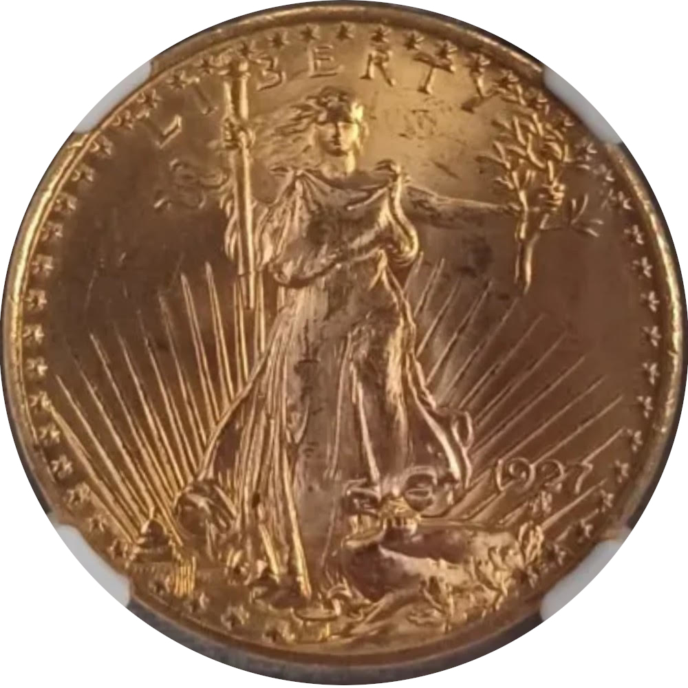 1927-$20-Saint-Gaudens-Double-Eagle